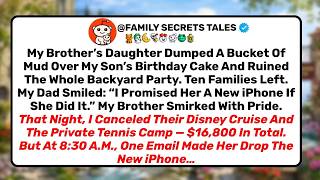 My Brother's Daughter Dumped A Bucket Of Mud Over My Son's Birthday Cake And Ruined The Whole Update