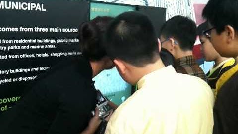Interactive kiosk with integrated RFID