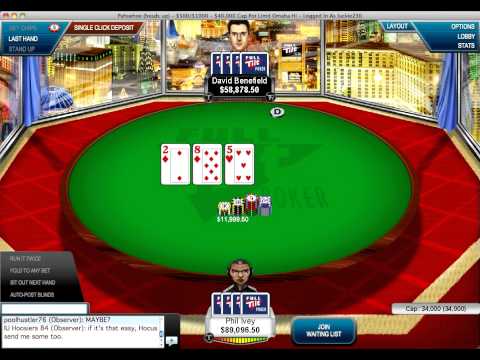 Phil Ivey Wins 80000 vs David Benefield