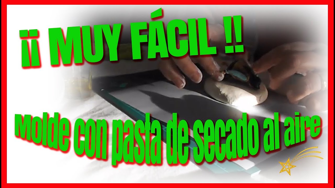 📌⭐ Molde hecho con pasta de secado al aire ⭐📌