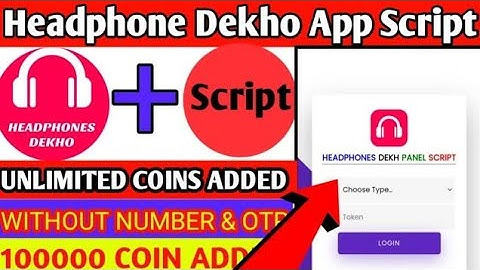 Headphone Dekho App Script || headphone dekho app coin adder script || headphone dekho app hack