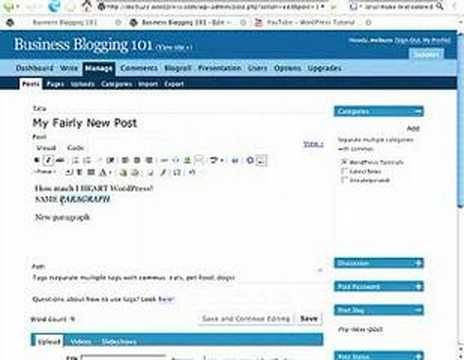 WordPress Tutorial - How to Add Bold, Italic, Color to Text