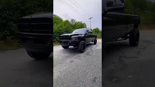 murdered out 6 speed cummins roller shot