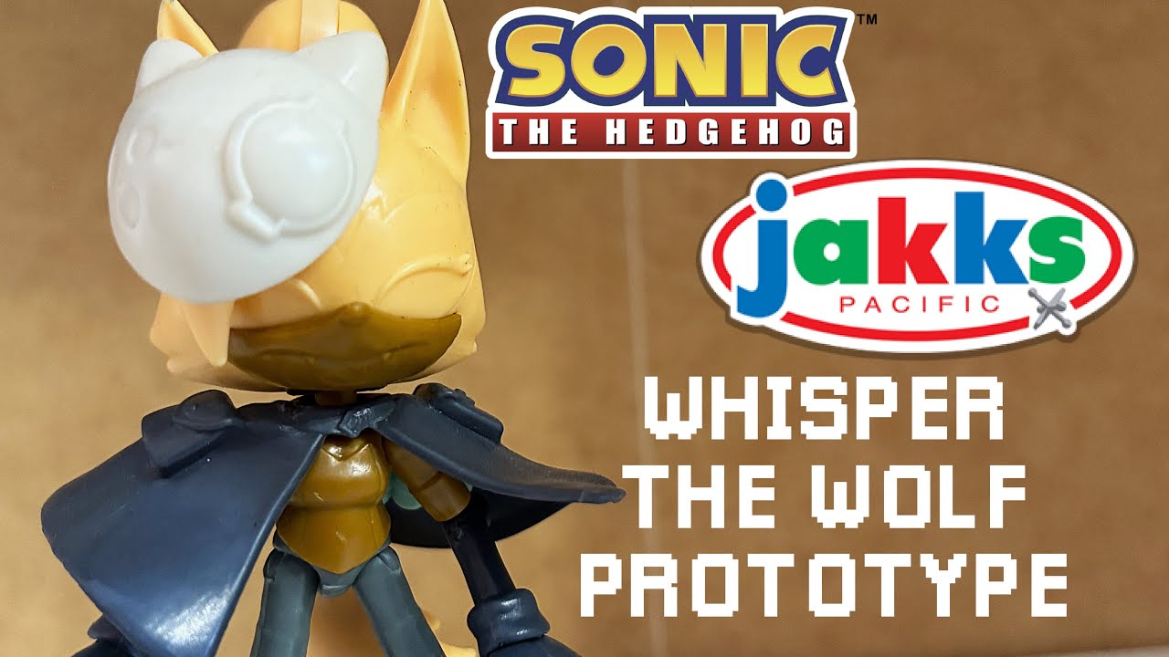 Обзор прототипа фигурки волка Виспер от Jakks! - Невыпущенная фигурка Соника Ежа