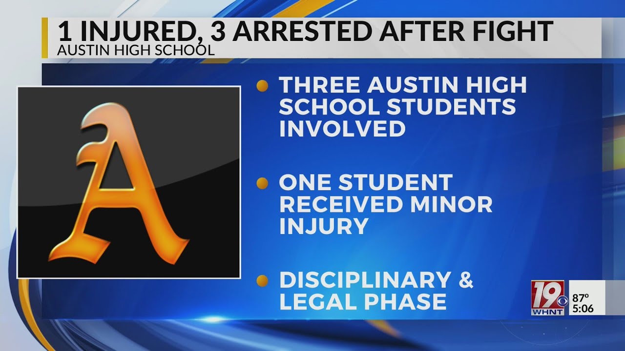 One Student Injured, Three Arrested Following Fight at Austin High