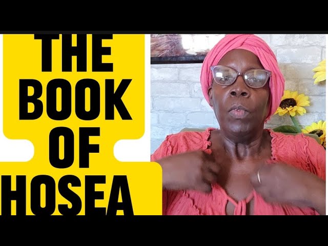 Come reason with me the Book of Hosea