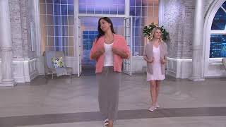 Barefoot Dreams CozyChic Lite Ribbed Shrug Cardi on QVC screenshot 5