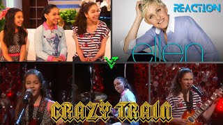 THE WARNING - Crazy Train on Ellen (Reaction)