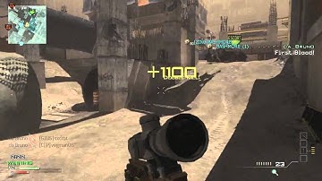 Mw3 | DOUBLE SnD Spawn Throwing Knife With 1st Person!
