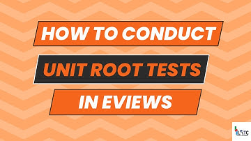 Unit Root Tests in Eviews