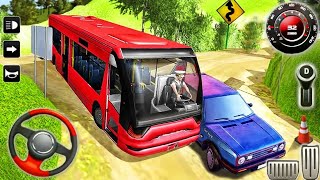 Mud Bus Offroad Driving Simulator 3D - Mountain Uphill Coach Bus Driver - Android GamePlay screenshot 4