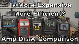 Welder Efficiency Comparison, 6 Stick Welders Tested