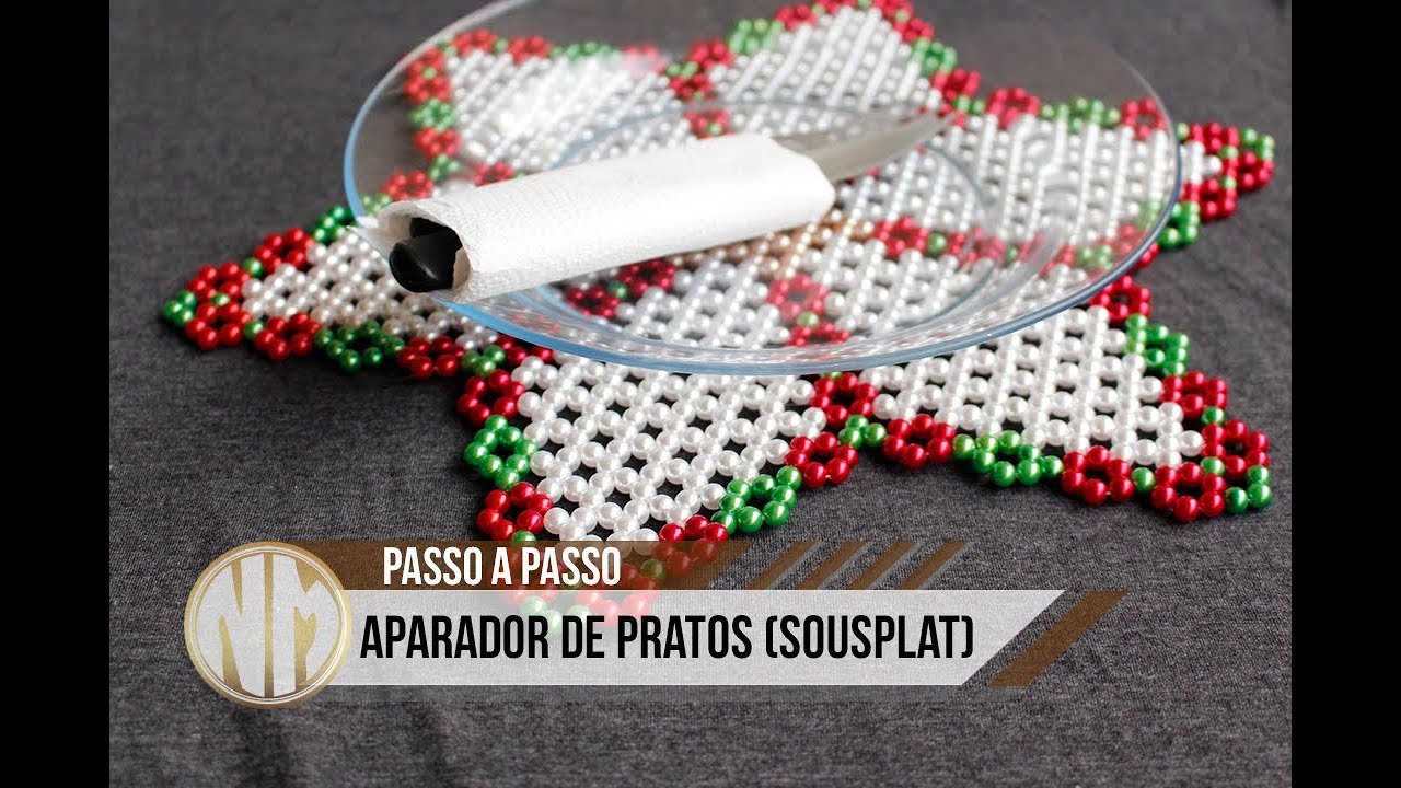 Sousplat de Pérolas - aparador de prato
