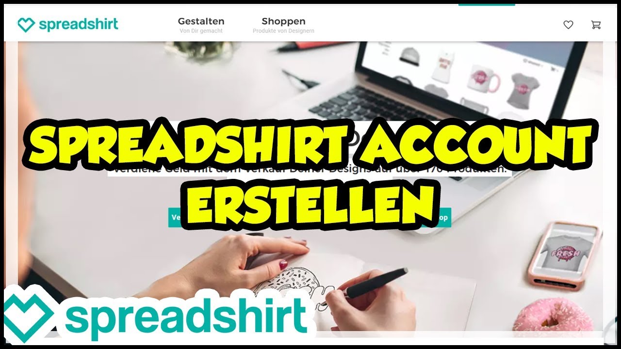 TShirt Business Spreadshirt Account erstellen Spreadshirt für