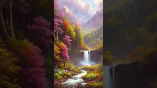 Tv Art - Mountain Landscape - Relax Music