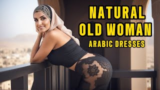 Chose Me 🔥 Natural Arabic Older Women Over 60 💋 The Allure Of Arabic Dresses 💄 Part 1