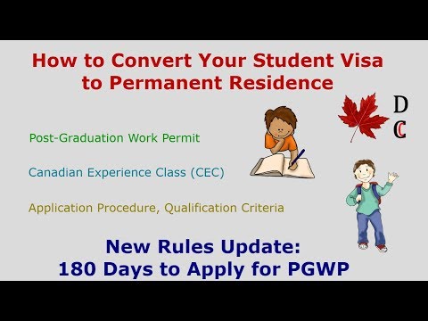 This episode of desi chale canada tells you in detail about how to convert your canadian student visa permanent residence. the specifical...