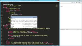 AngularJS Animation with ng-enter and ng-leave