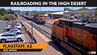 LIVE RAILCAM: Flagstaff, Arizona, USA | Virtual Railfan