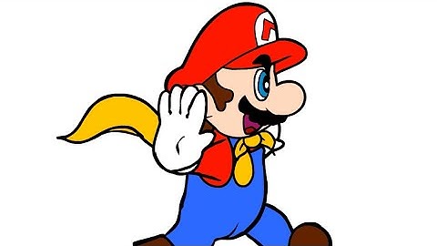 Mario run cycle animation