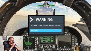 'TOP GUN: MAVERICK' Carrier Landing but the pilot sucks (Microsoft Flight Simulator) by Airforceproud95 383,911 views 1 year ago 8 minutes, 1 second