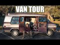 VAN TOUR | Simple, DIY Tiny Home On Wheels | Camper Van Conversion