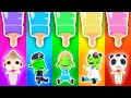 Which Bottle Milk of Baby Panda? Stories for Kids About Emojis | Fun Playtime with Colorful Doors!