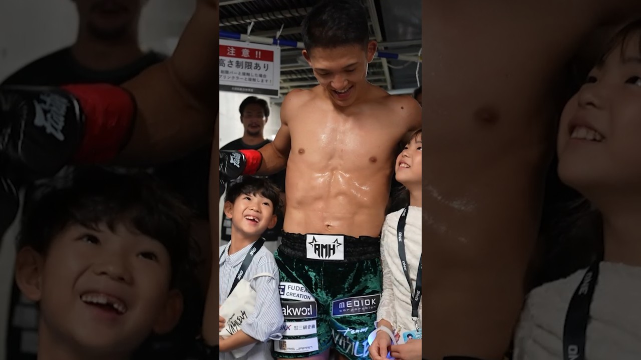 豪快KO勝利の野杁正明🇯🇵が最愛の家族 & 最高の仲間たちと勝利を噛み締める✨