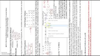 Finite Math 3 5 Part 2 Solving The Dual