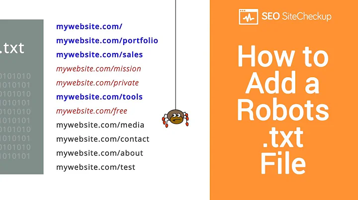 How to Add a Robots.txt File