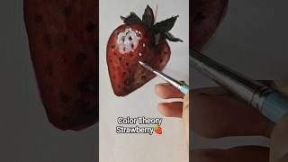 Trust The Process! color MAGIC🍓#watercolortutorial #watercolor #colortheory