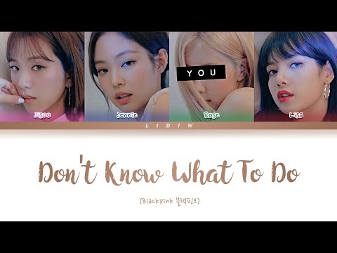 Blackpink || Don't Know What To Do but you are Rosé (Color Coded Lyrics Karaoke)