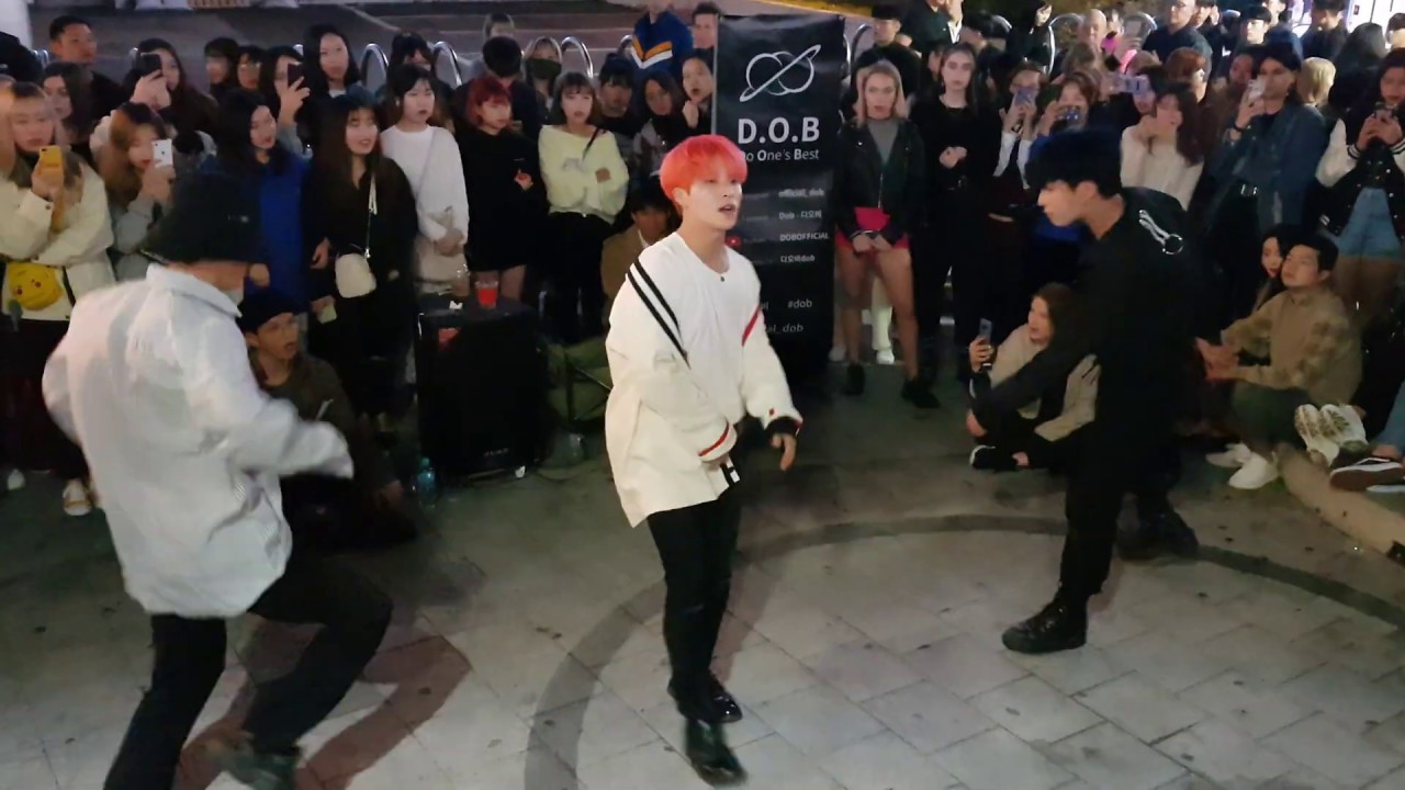 20191024 홍대 오늘 댄스팀 디오비(D.O.B) 버스킹 06 Boy In Luv(상남자