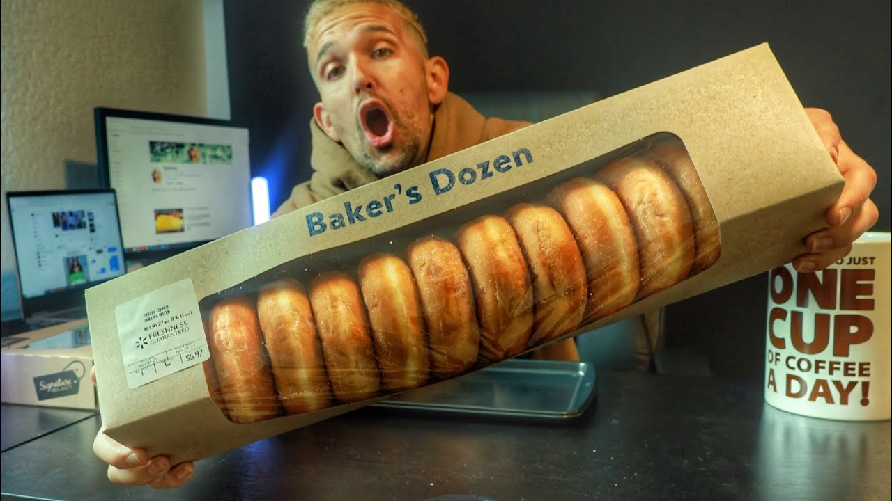 The Bakers Dozen Donut Challenge!! YouTube
