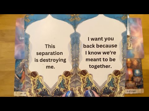 THIS SEPARATION IS DESTROYING ME! I WANT YOU BACK! #lovereading #twinflame #tarotreading #lovestatus