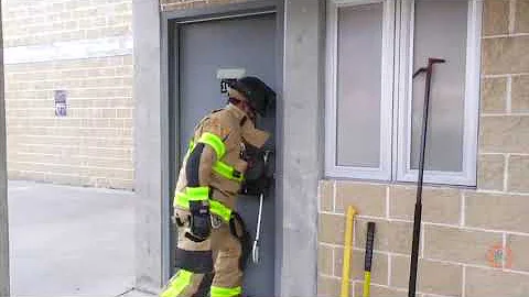 Conventional forcible entry- inward swinging door