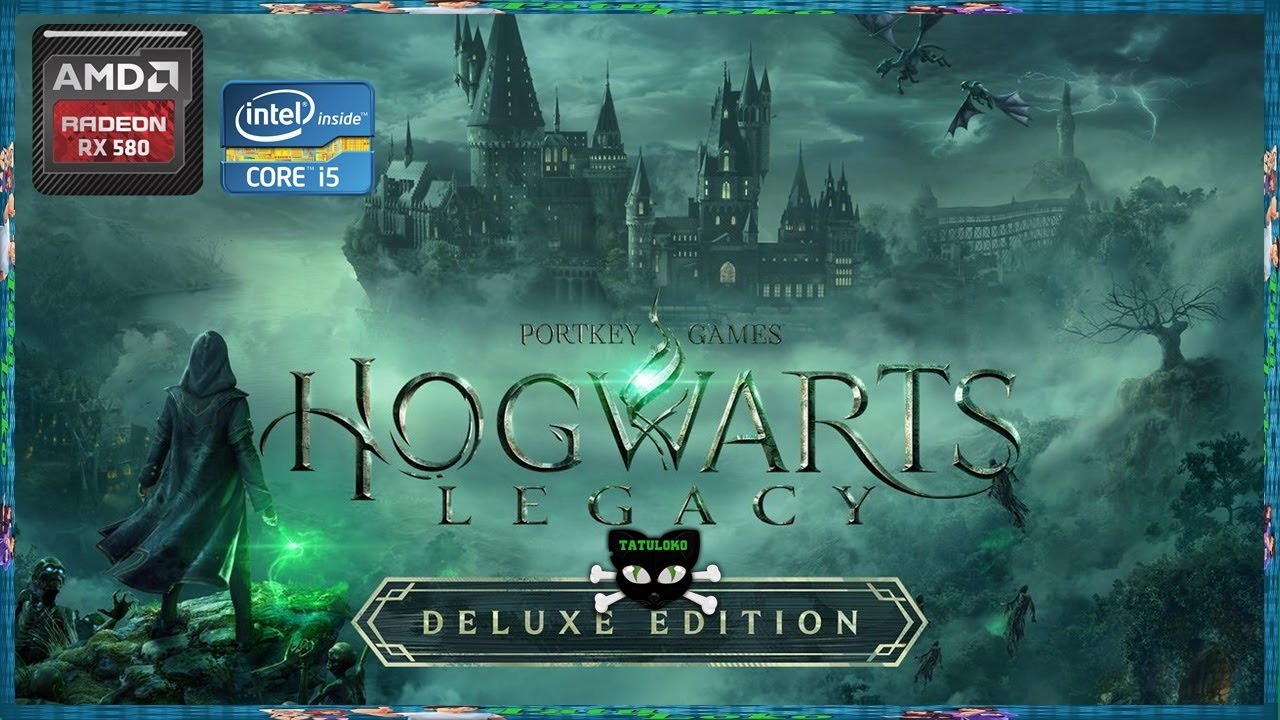 Hogwarts Legacy - RX 580 8GB 2048SP + i5 3570 #teste 