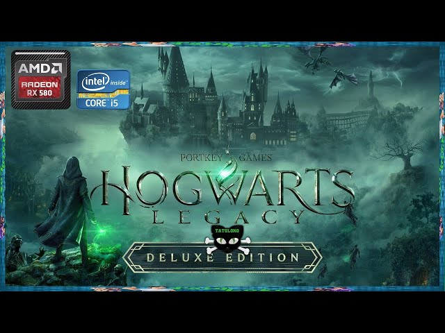 Hogwarts Legacy - RX 580 8GB 2048SP + i5 3570 #teste 