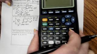 Pythagorean Triples and Is it a right triangle