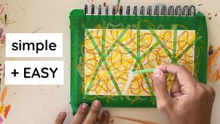 Simple Easy Art Journaling Idea