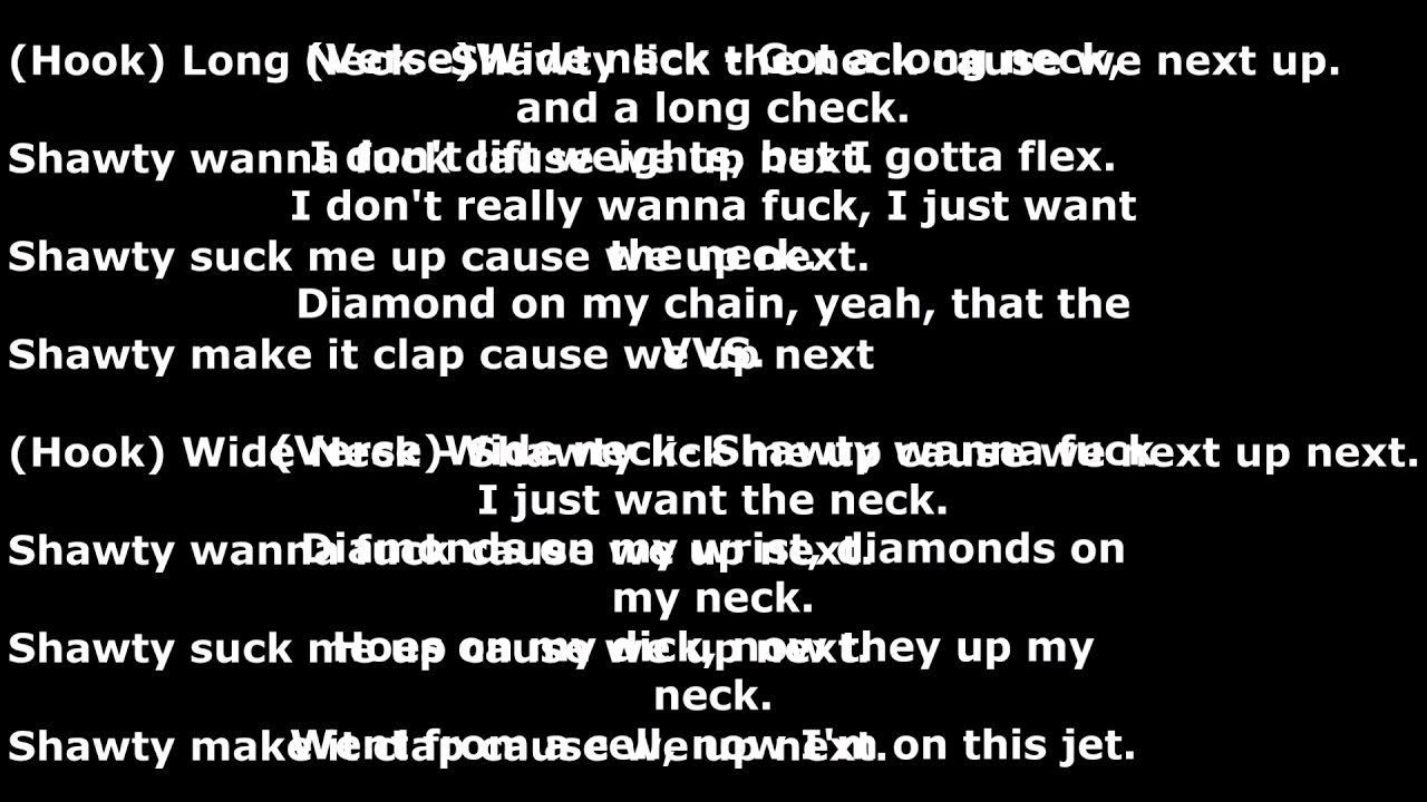 Daddy Long Neck And Wide Neck Neckst Up Lyrics Youtube