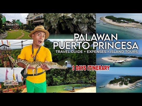 PUERTO PRINCESA PALAWAN | 2023 GUIDE & EXPENSES - UNDERGROUND RIVER + HONDA BAY + CITY TOUR(ENG SUB)