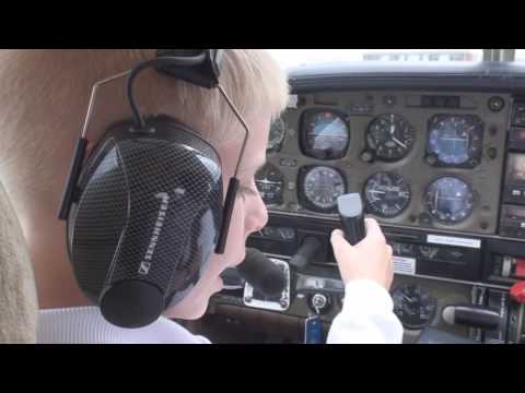 Ultimate 13th Birthday 1st flying lesson Cranfield...