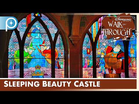 Still from a walk through Sleeping Beauty Castle at Disneyland Paris