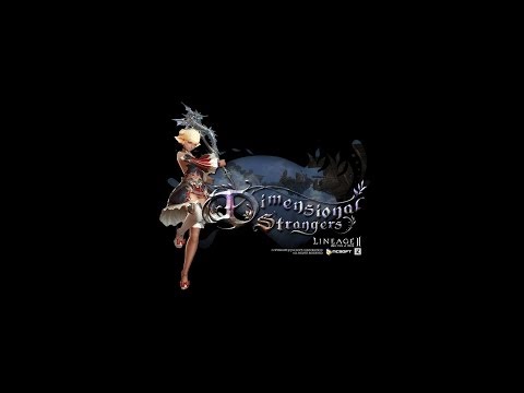 Lineage 2 Epic Tale of Aden - Dimensional Strangers (Ertheia) login screen.