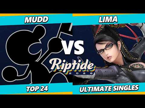 Riptide 2026 - mudd (Game & Watch) Vs. Lima (Bayonetta) Smash Ultimate - SSBU