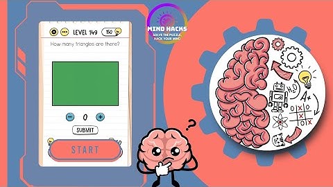 Brain Test: How many triangles are there? | Level 149