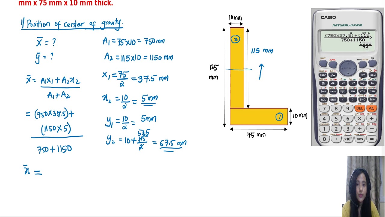 1.9 Moment of Inertia for L - Section and Channel Sections