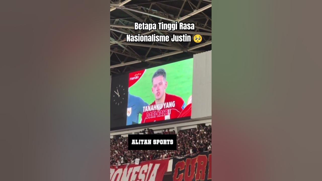 Tingginya Nasionalisme Justin Hubner Anthem Tanah Airku #shorts #tanahairku #justinhubner #indonesia