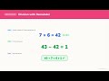 Division with Remainder | What is 43 ÷ 7? | Solve it! Maths (1.9)